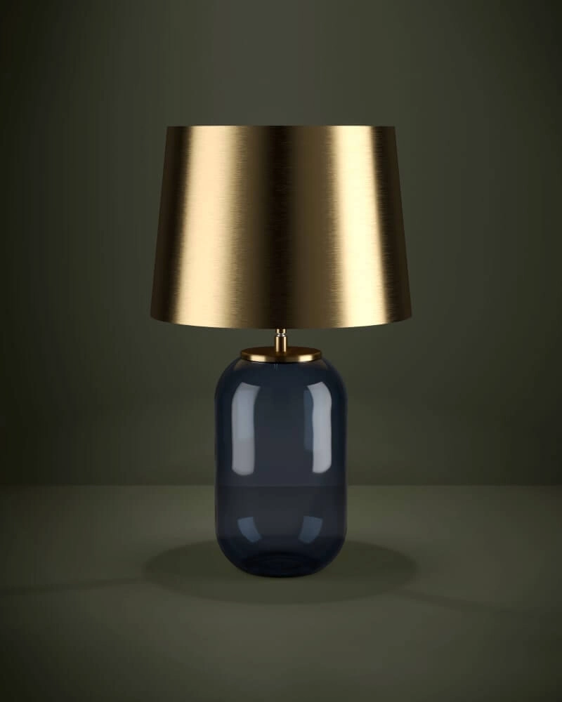 Chic table lamp Cuite with gold hood Stars of Light 9008606221257