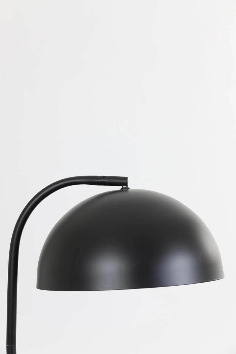 Black floor lamp Mette 155cm Light & Living 8717807320454