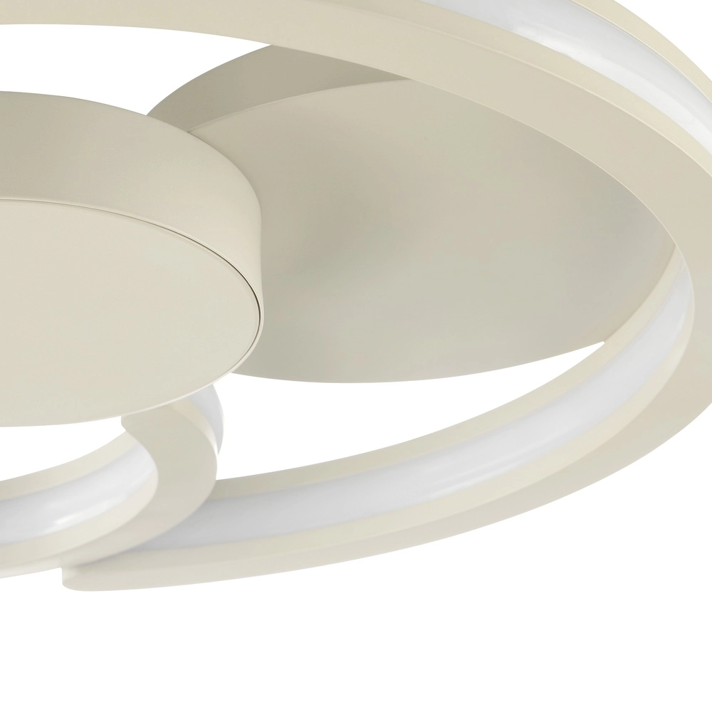 Ceiling lamp beige Revola design Ø 40cm