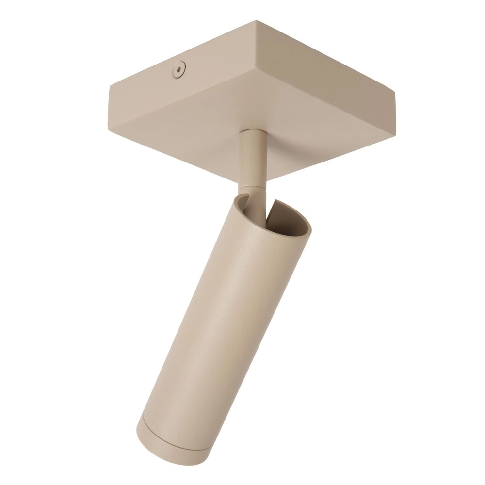 Sleek ceiling lamp Grado sand brown Lucide 5411212221704