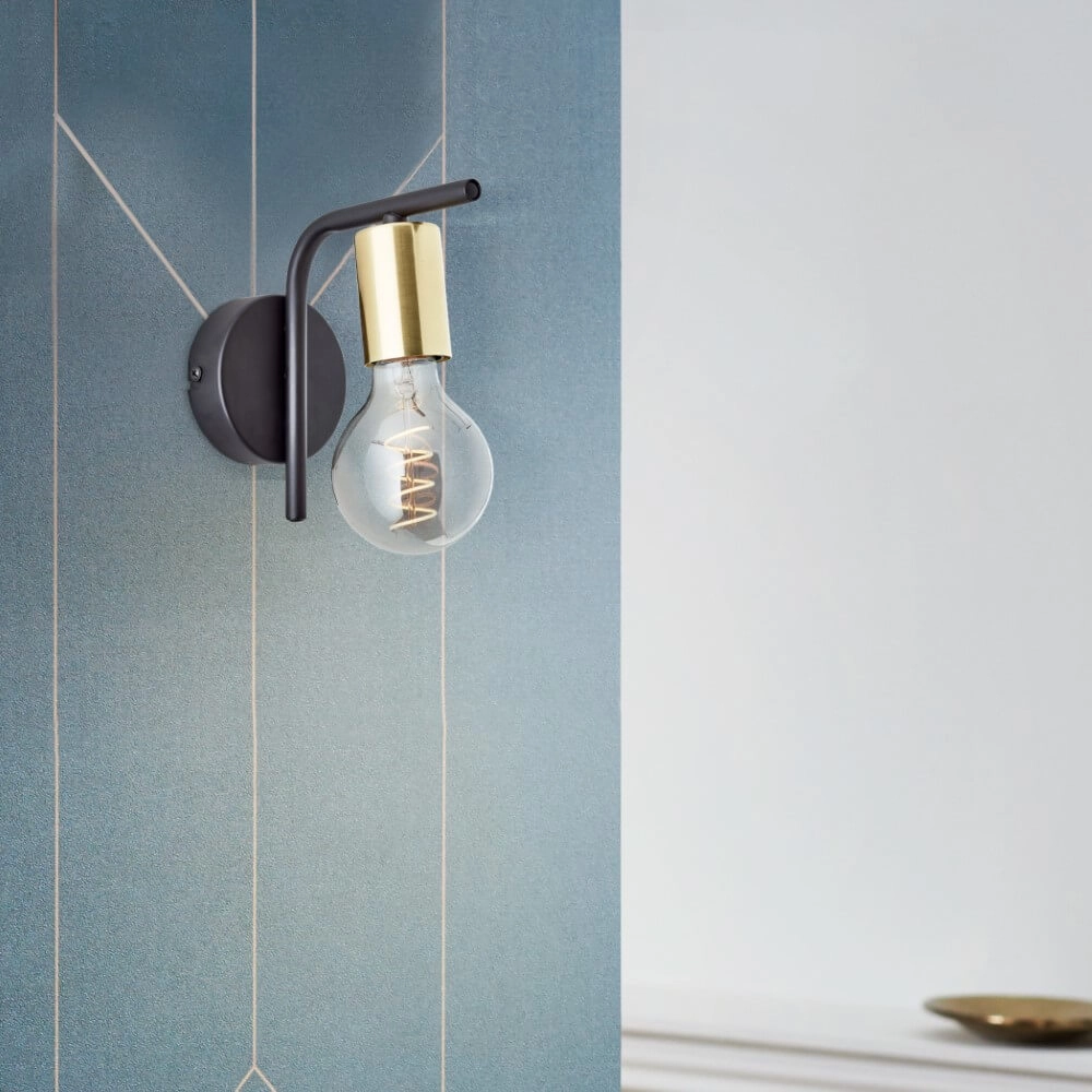 Wall lamp Kerry black Brilliant 4004353413100
