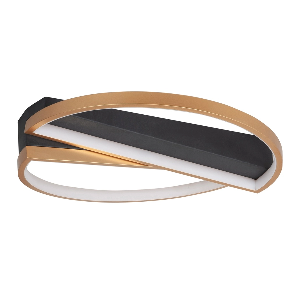 Design ceiling lamp Helios black with gold Ø 44cm