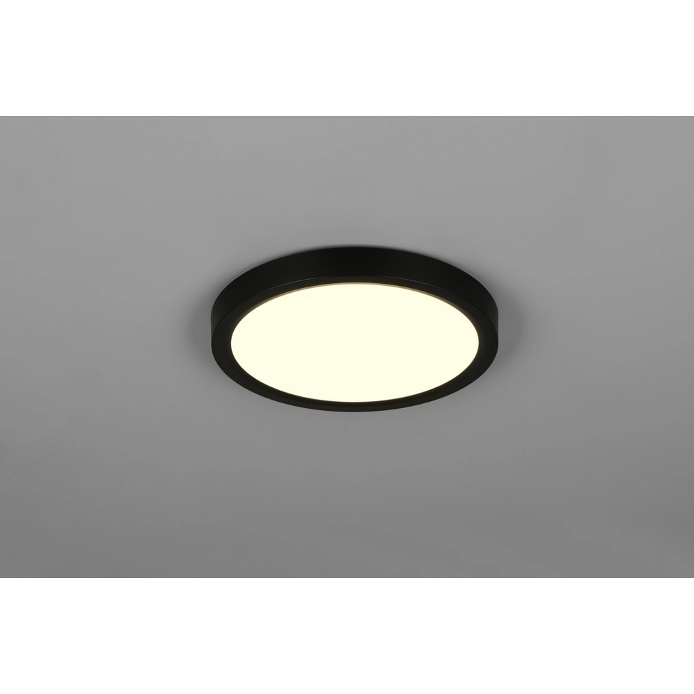 Ceiling light Draco black Ø 23cm Trio 4017807654455