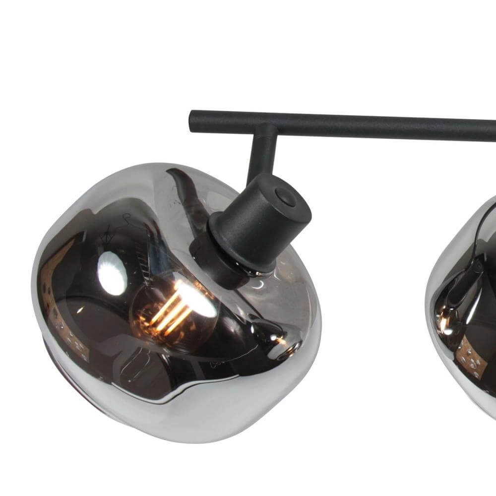 Black ceiling lamp Tenebris 4-light Steinhauer 8712746178135