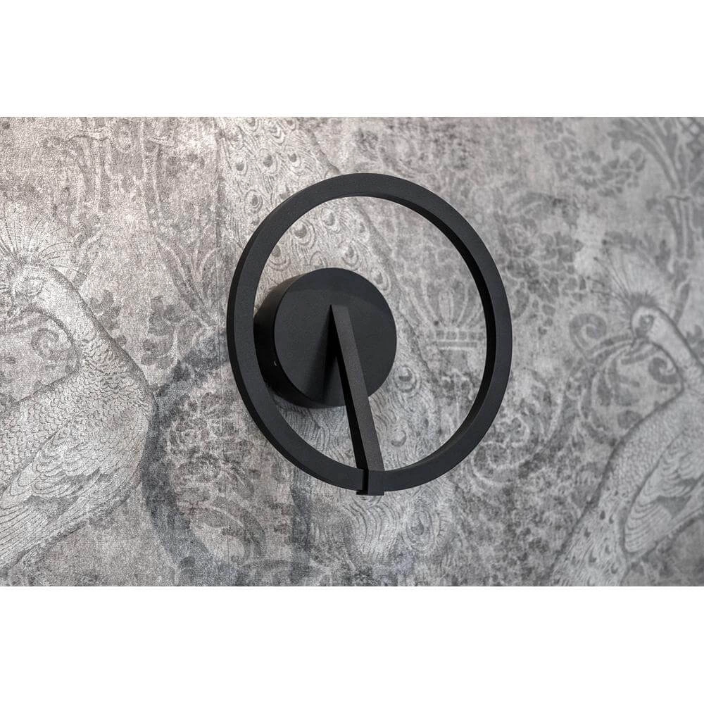 Black wall lamp Oregon Sleek design Artdelight 8720701100893