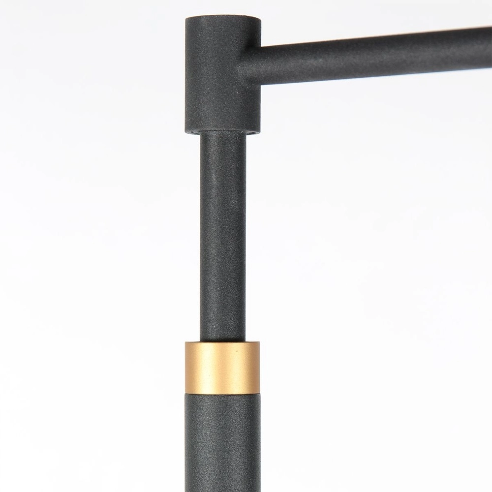 Design reading lamp Soleil black with gold cap Steinhauer 8712746177381