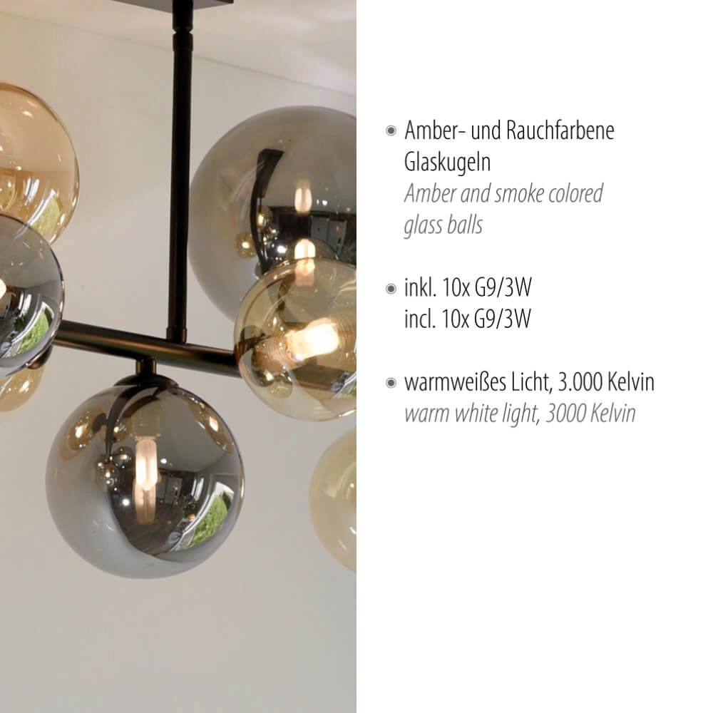 Design ceiling lamp Popsicle 10-light Paul Neuhaus 4012248375518