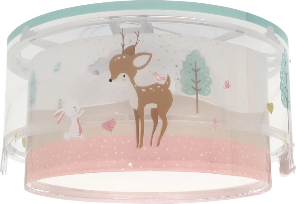 Children's room ceiling lamp Loving Deer pink Dalber 8420406003252