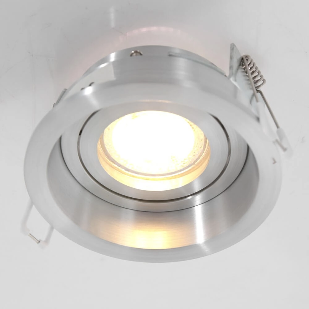 Brushed recessed spotlight Pelite spot Ø 10cm Steinhauer 8712746152661