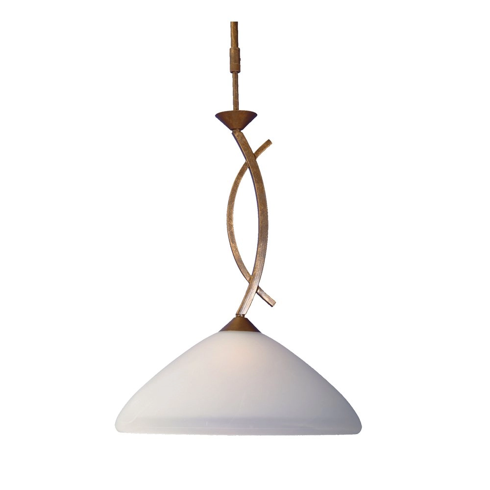 Pendant lamp Verona 1 bronze brown
