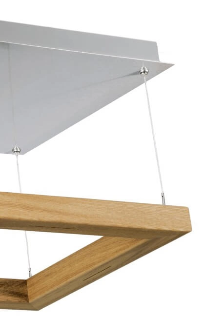 Led ceiling light Leonora made of wood - oak oiled HerzBlut 4021273028863