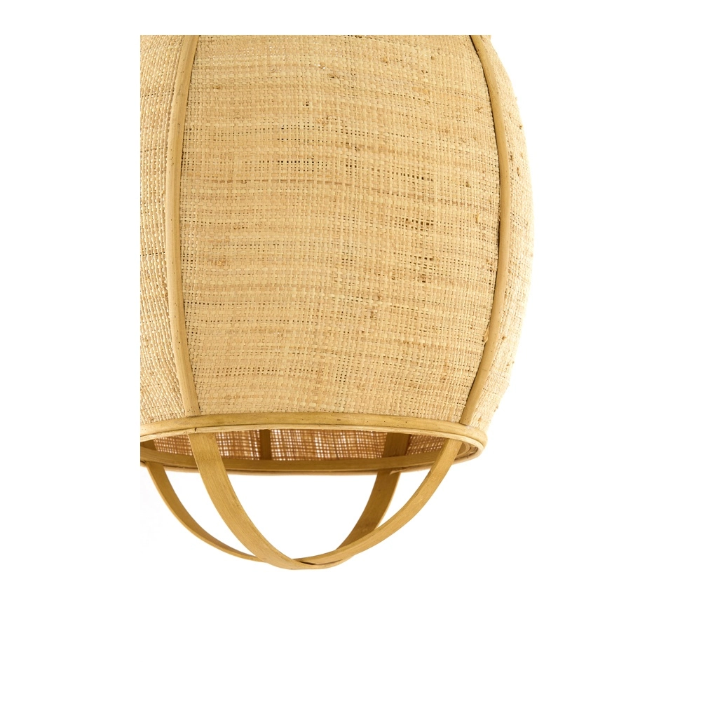 Country Pendant Lamp Bozona light brown Ø 38,5cm Light & Living 8717807843960