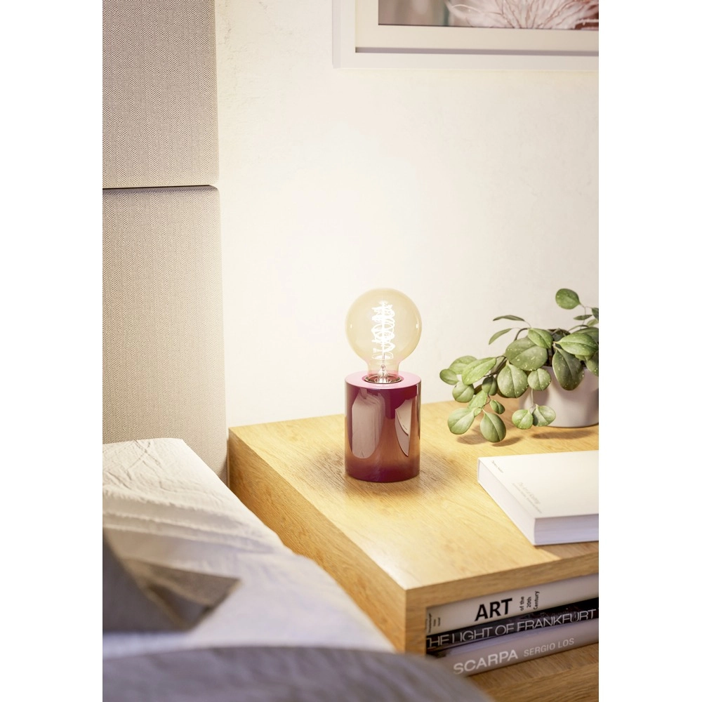 Table lamp Murama burgundy red