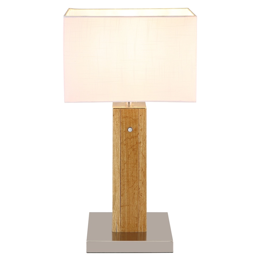 Wooden table lamp Forest with hood Globo 9007371592333