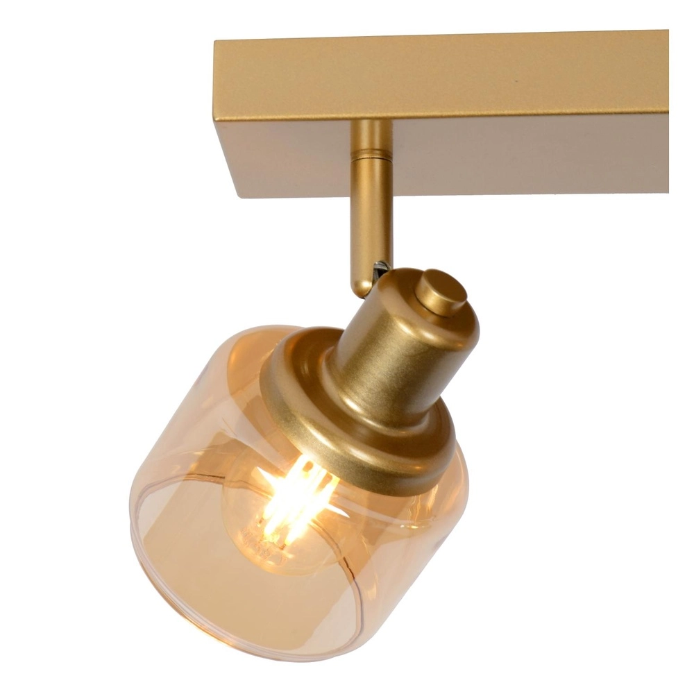 Ceiling lamp Bjorn 2-light gold Lucide 5411212771223