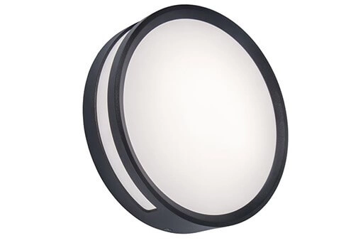 Round wall lamp Rola Anthracite LED panel