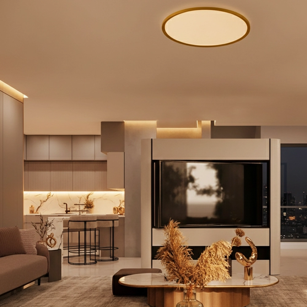 Ceiling light Aoton gold Ø 60cm