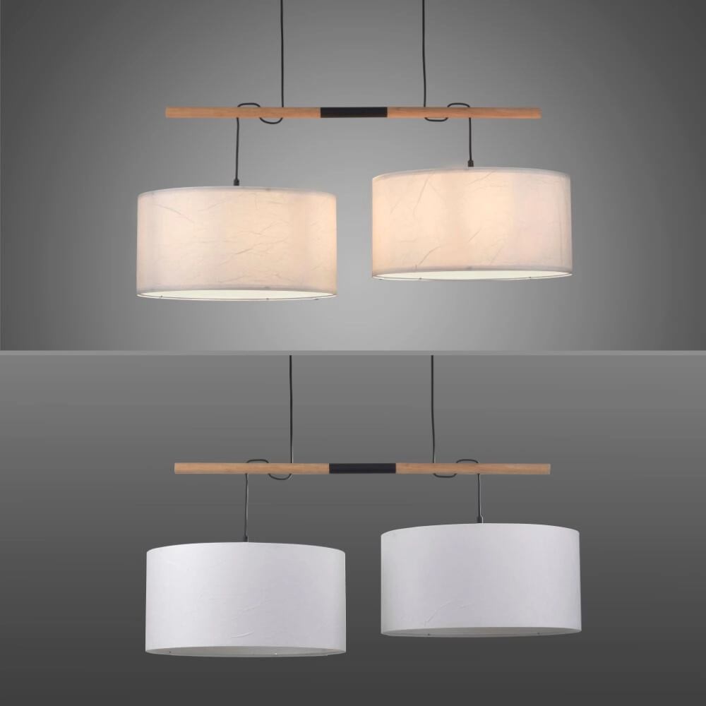 White pendant lamp Green Sofie pair Just Light 4043689995003