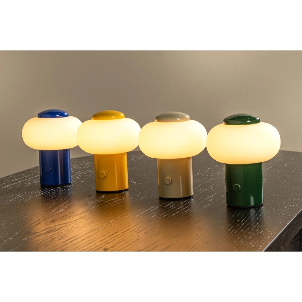 Rechargeable table lamp Gustav yellow Lucide 5411212442055