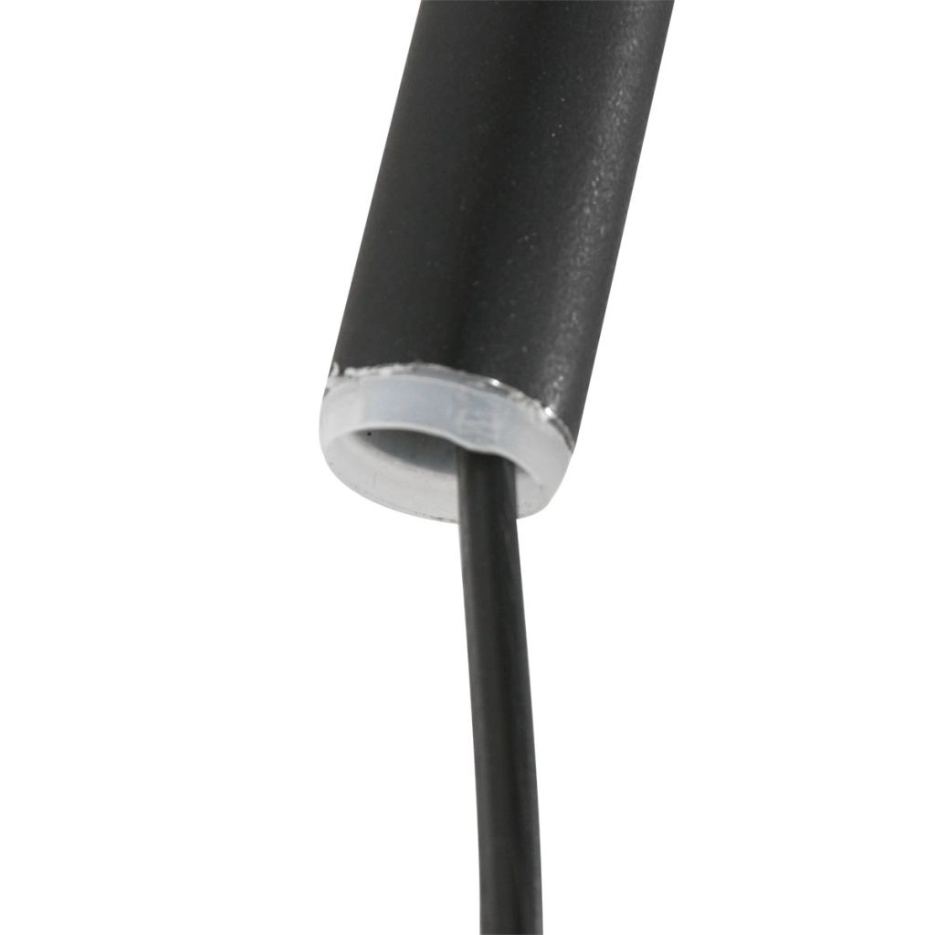 Black wall lamp Vela Lino with cream shade Ø60cm Steinhauer 8712746182033