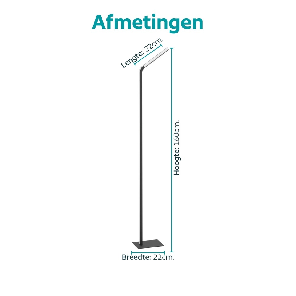 Design floor lamp Mirante Black