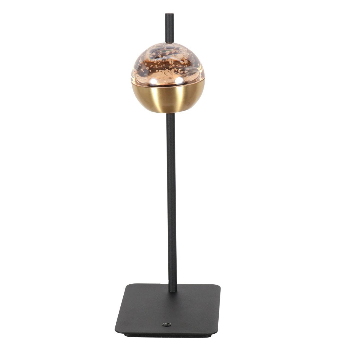 Led desk lamp Belluno brass with black - dimmable Steinhauer 8712746183955