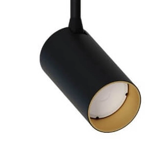 Black with gold surface-mounted spotlight Mono Long Lyora 5903139767491