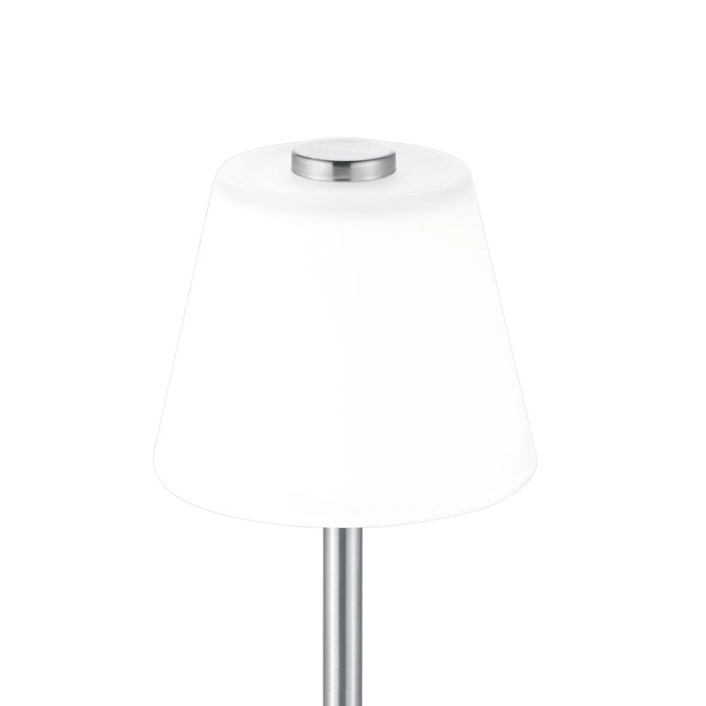 LED table lamp shade Emerald Stainless steel with white Trio 4017807371727
