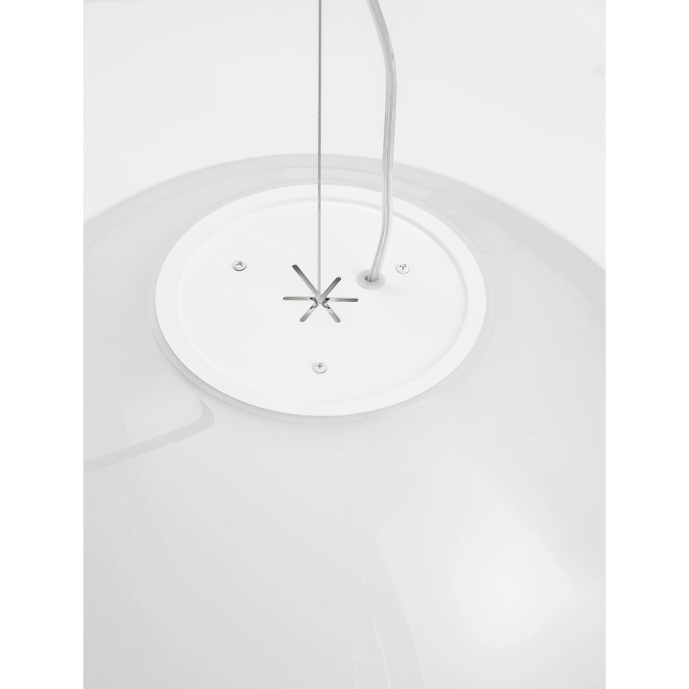 White pendant lamp Bolita bulb Ø 50cm Lyora 5212017483584