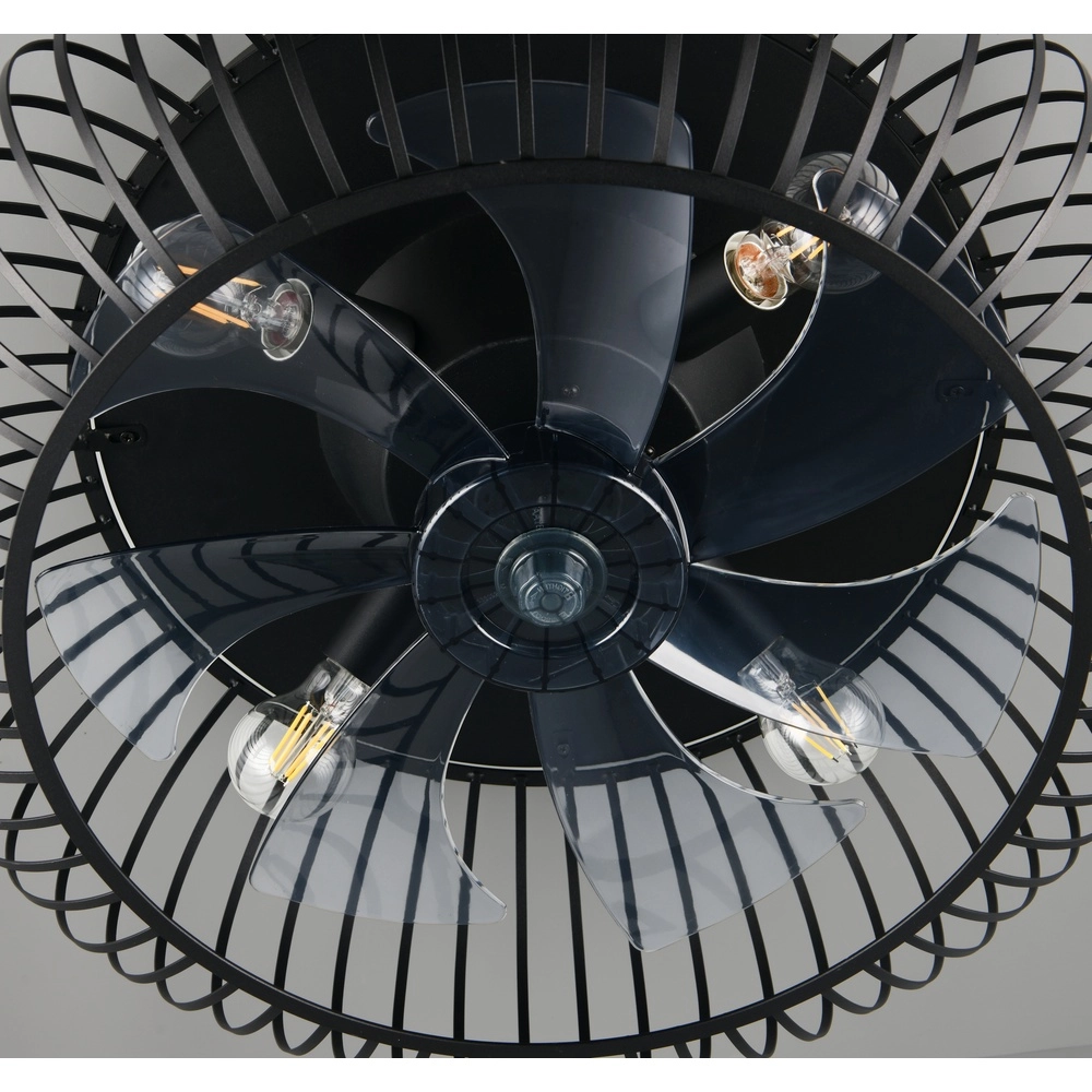 Black fan Johanna Ø 61cm Trio 4017807688115