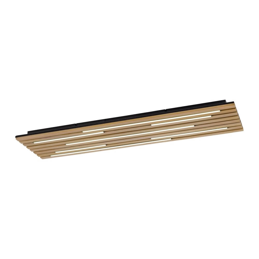 Rectangular ceiling lamp Q-Akustik wood