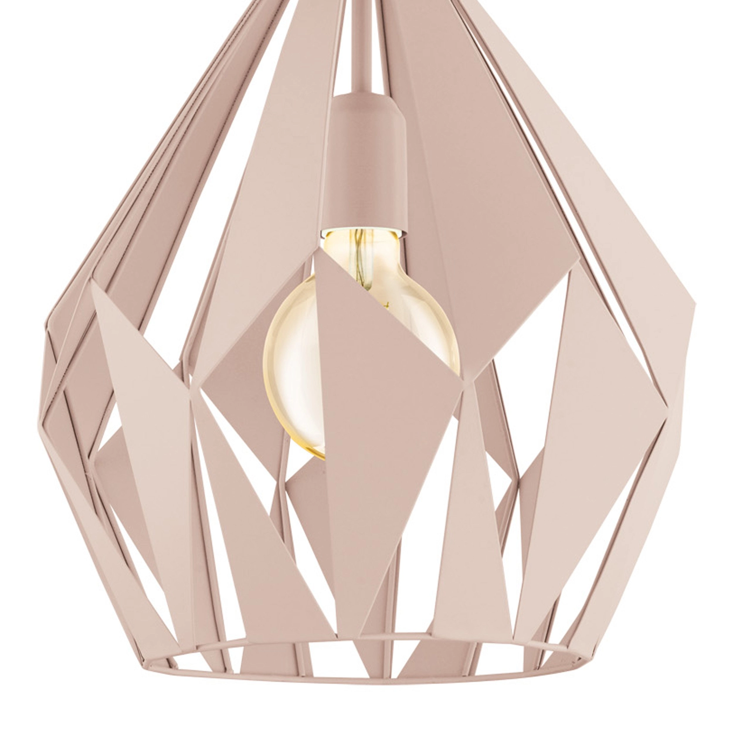 Pendant lamp Carlton-P Pastel pink Eglo 9002759490249