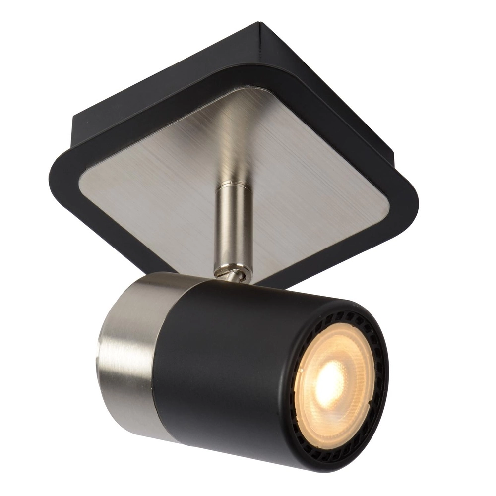 Ceiling spotlight Lennert Black Lucide 5411212262578