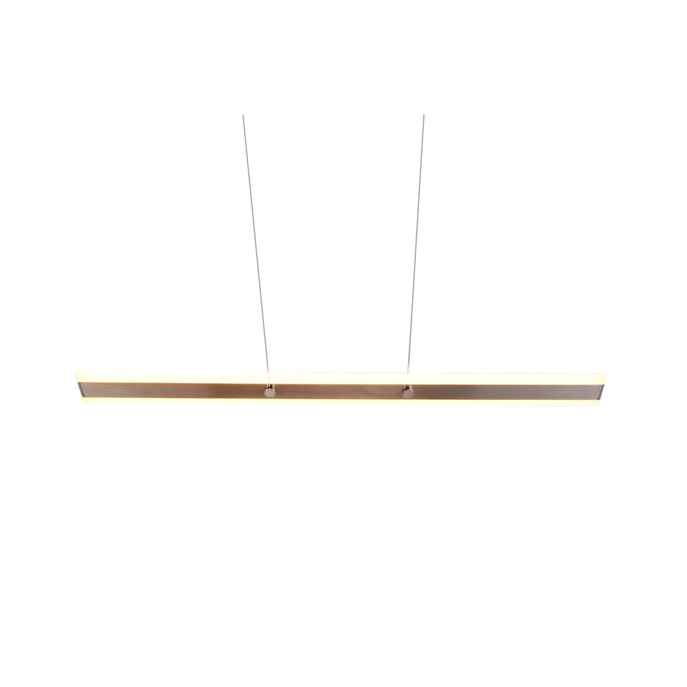 Modern pendant lamp Arcola 115cm nickel Trio 4017807661996
