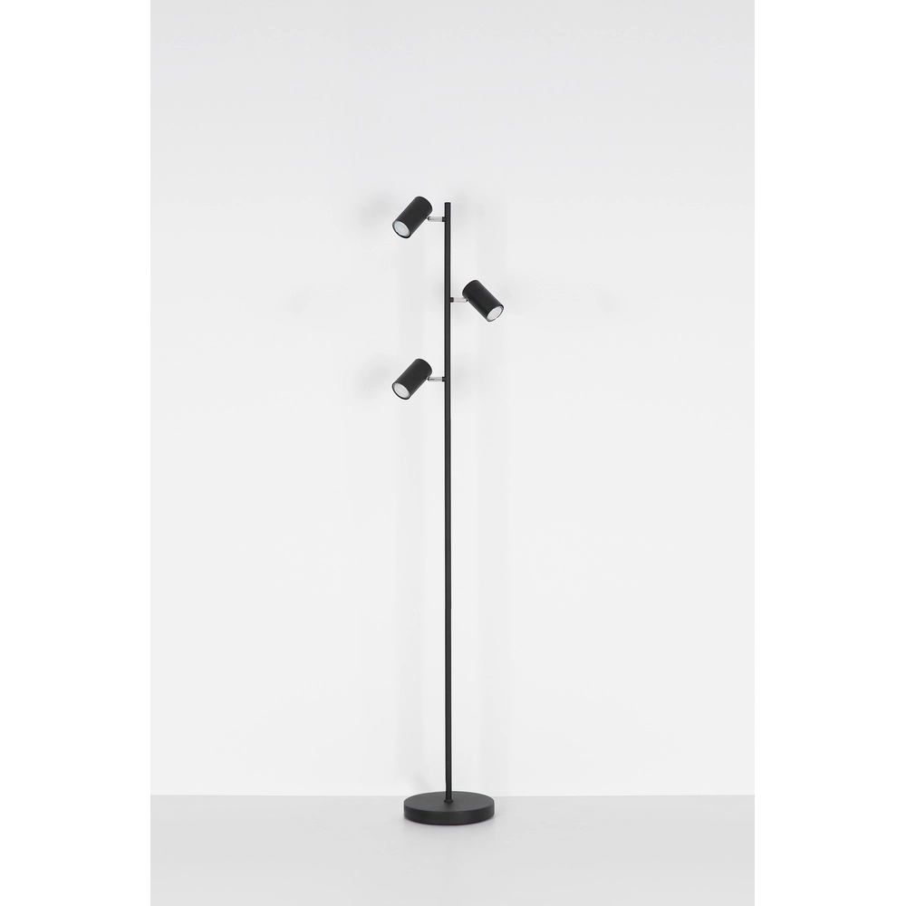 Floor lamp 3-lights Robby nickel Globo 9007371428854