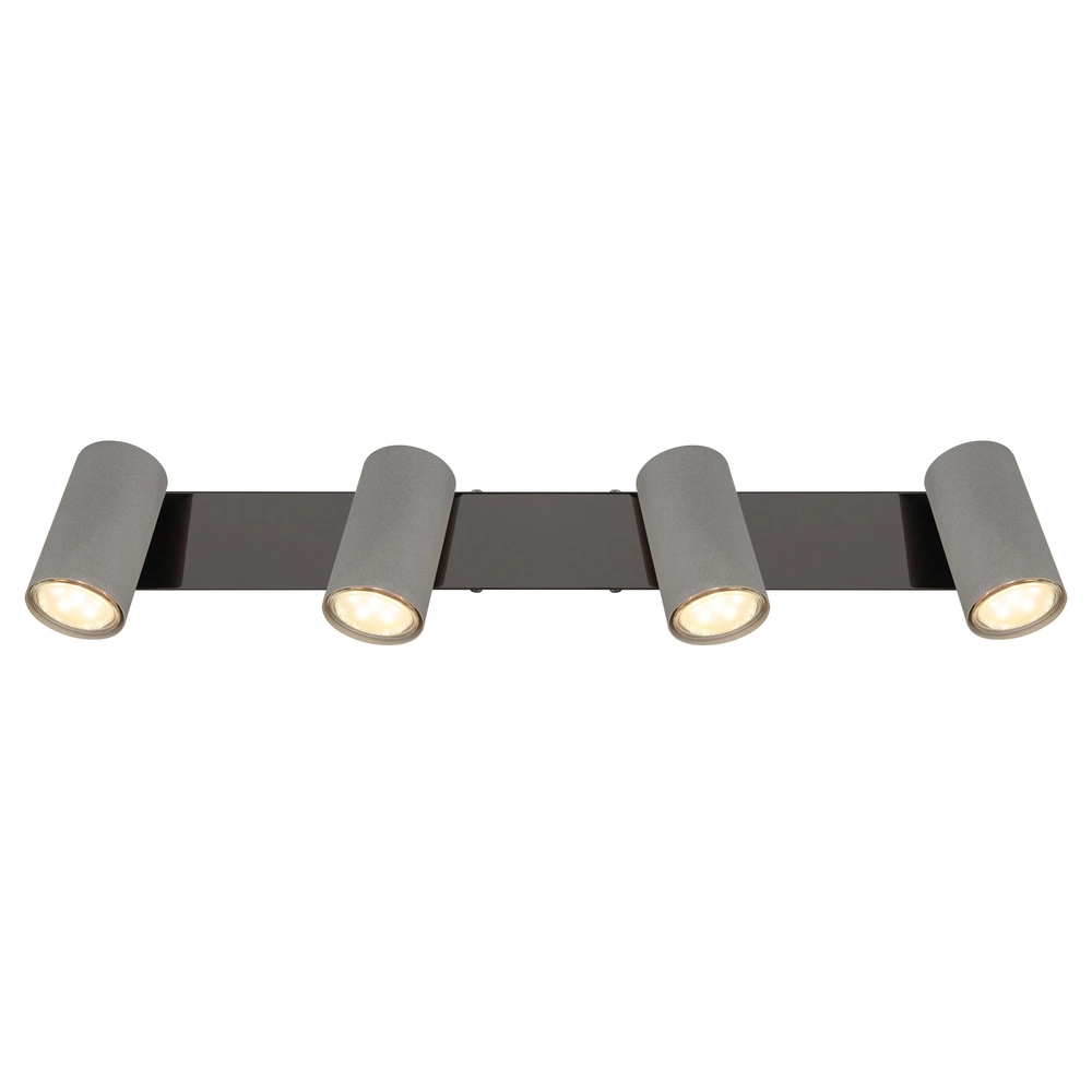 Ceiling lamp 4-lights Robby gunmetal Globo 9007371471553