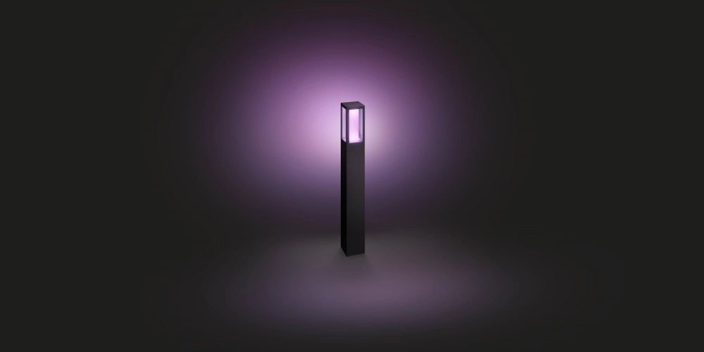 Pedestal Outdoor lamp Hue Impress 230volt - 77cm - black Philips 8718696170519