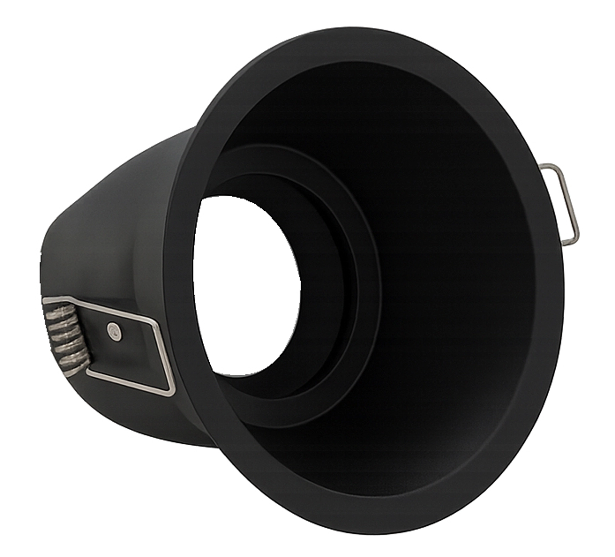 Recessed spotlight Slim Trim 3 Orientable black Lyora 5053423317502