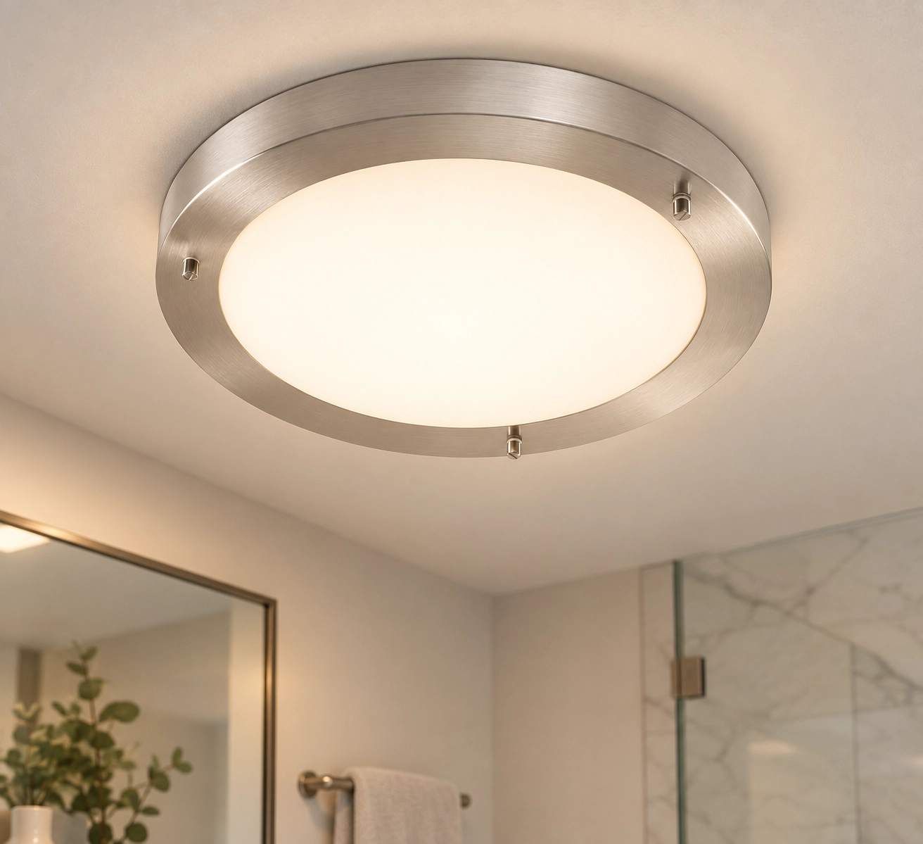 Bathroom ceiling lamp Yuca Ø 30cm