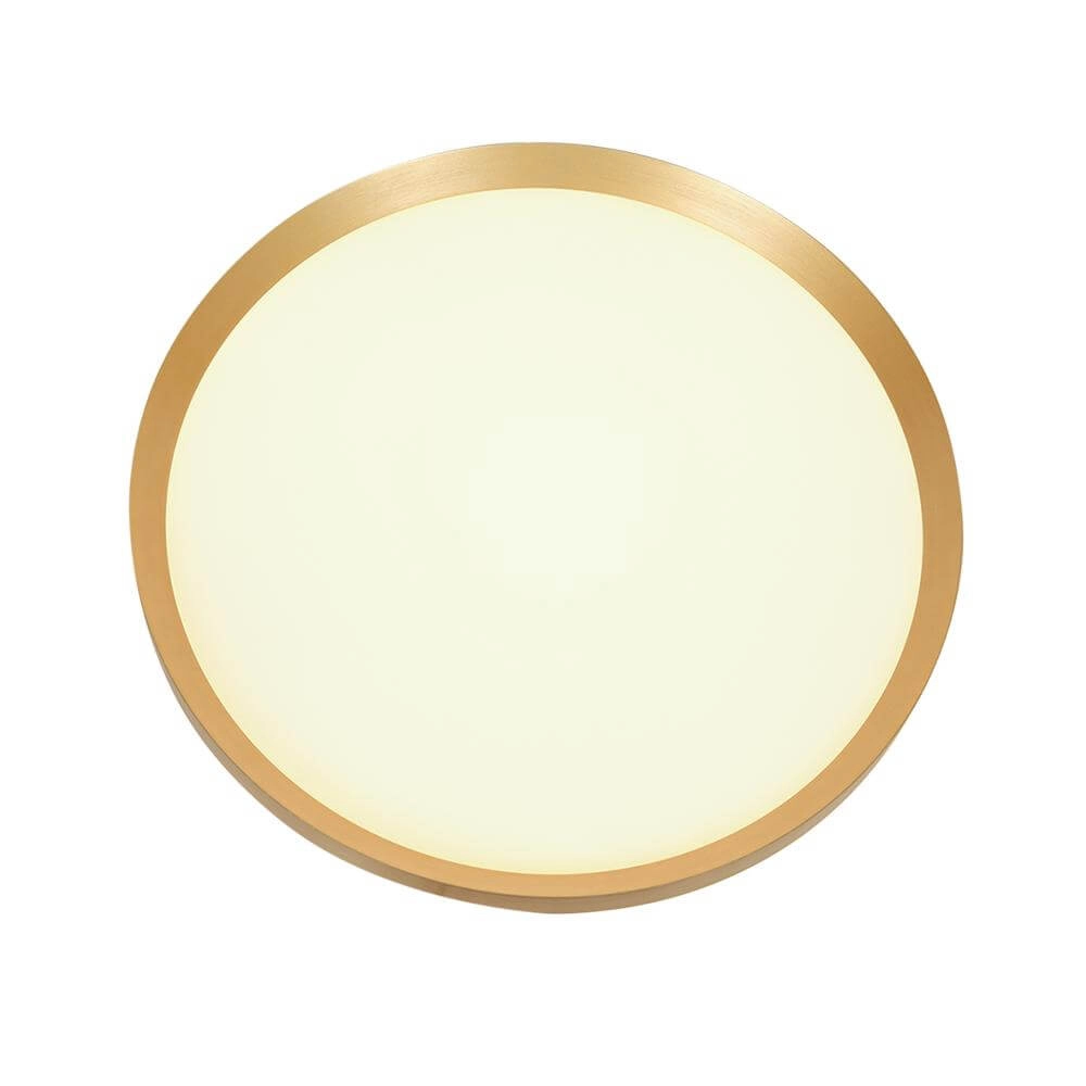 Sleek ceiling lamp Flady gold Ø 40cm Steinhauer 8712746171839