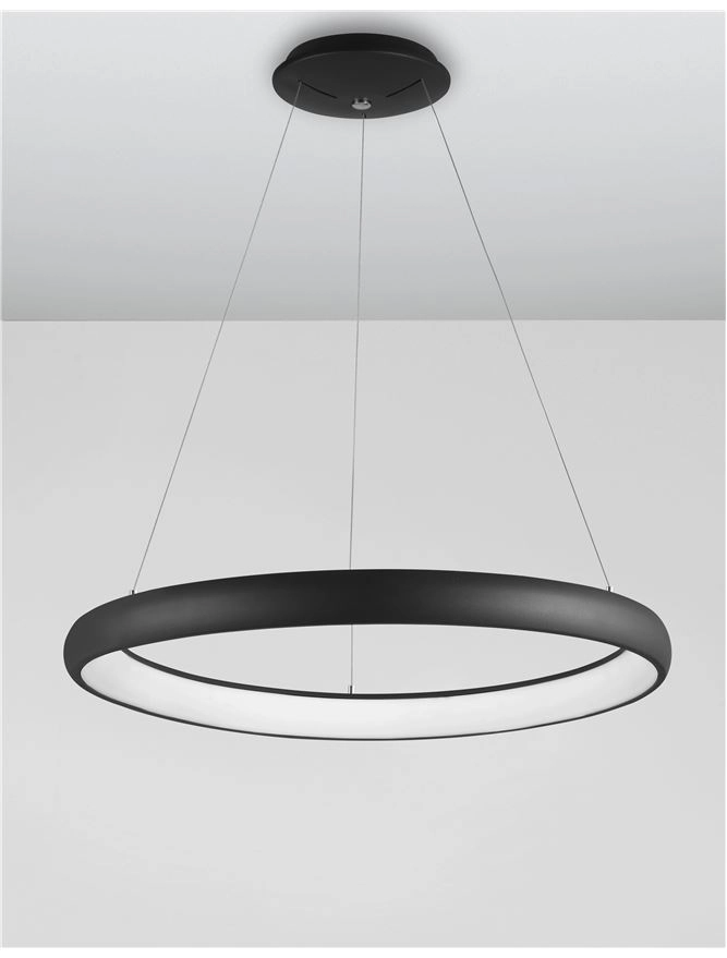 Design pendant lamp Albi black Ø 81cm Lyora 5212017416865
