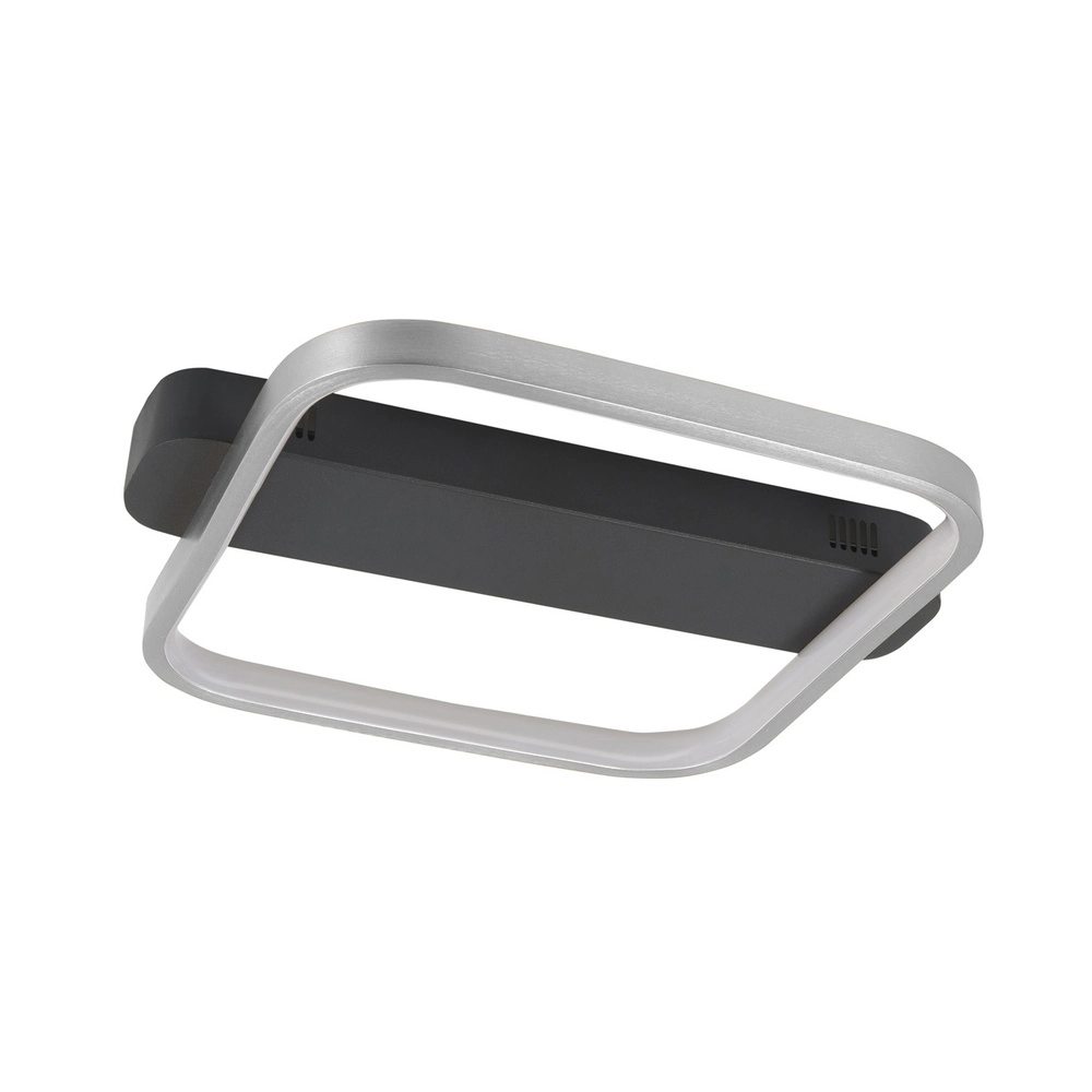 Design ceiling lamp Ascona black with nickel 30cm