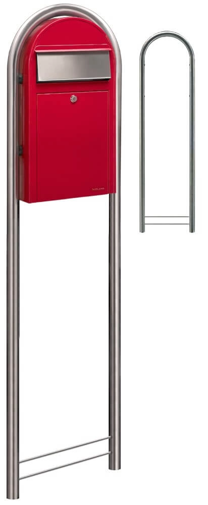 Mailbox Grande S 3001 i Bright red Bobi 6417237037220