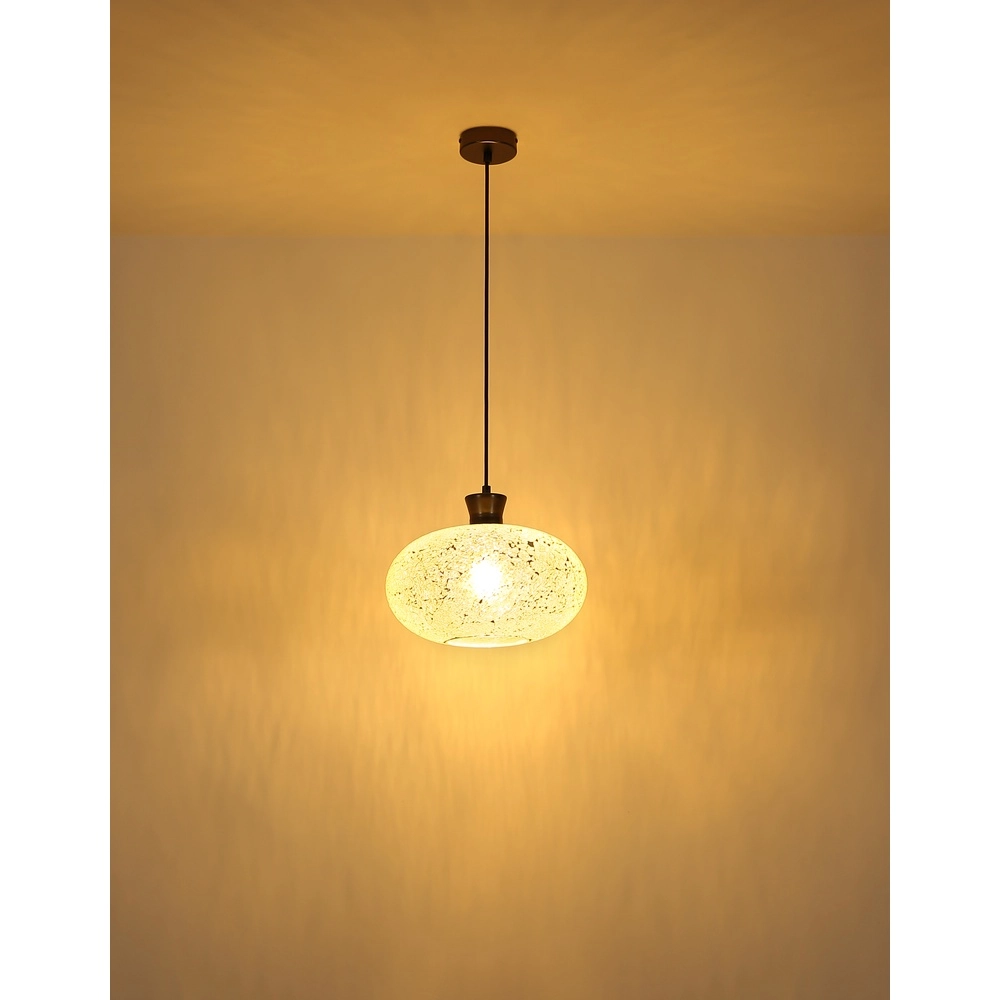 Single pendant lamp Brokana gunmetal Globo 9007371575466