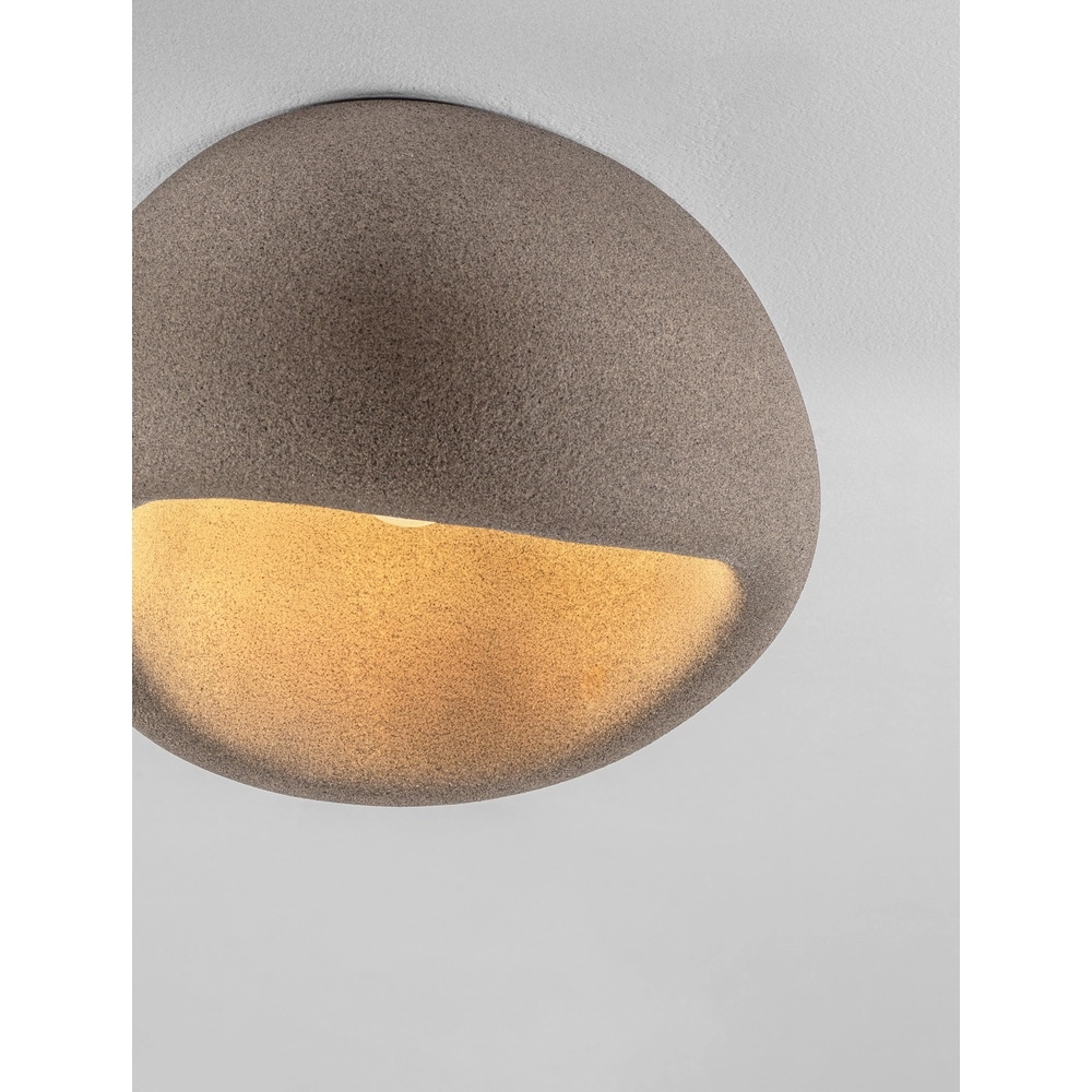 Natural ceiling lamp Aere brown 50cm Lyora 5212017476784