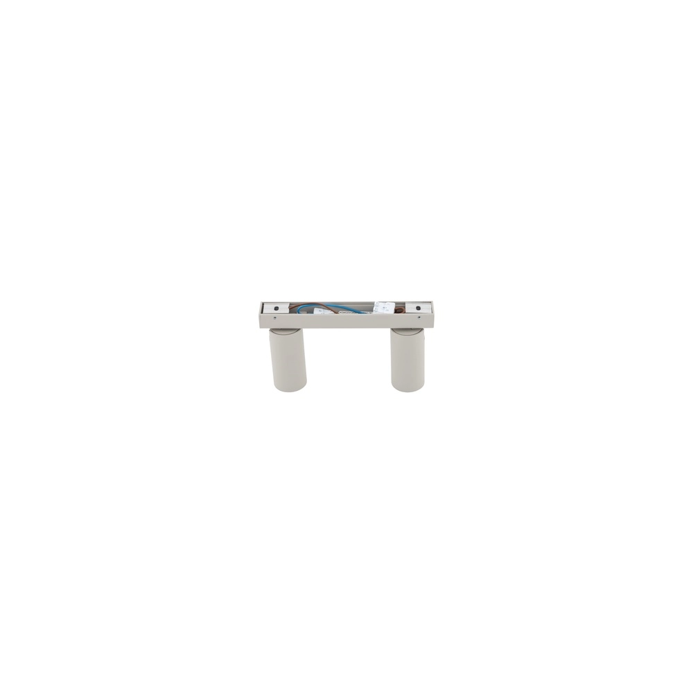 Surface-mounted spot 2x GU10 Fourty light grey Lyora 5903139114370