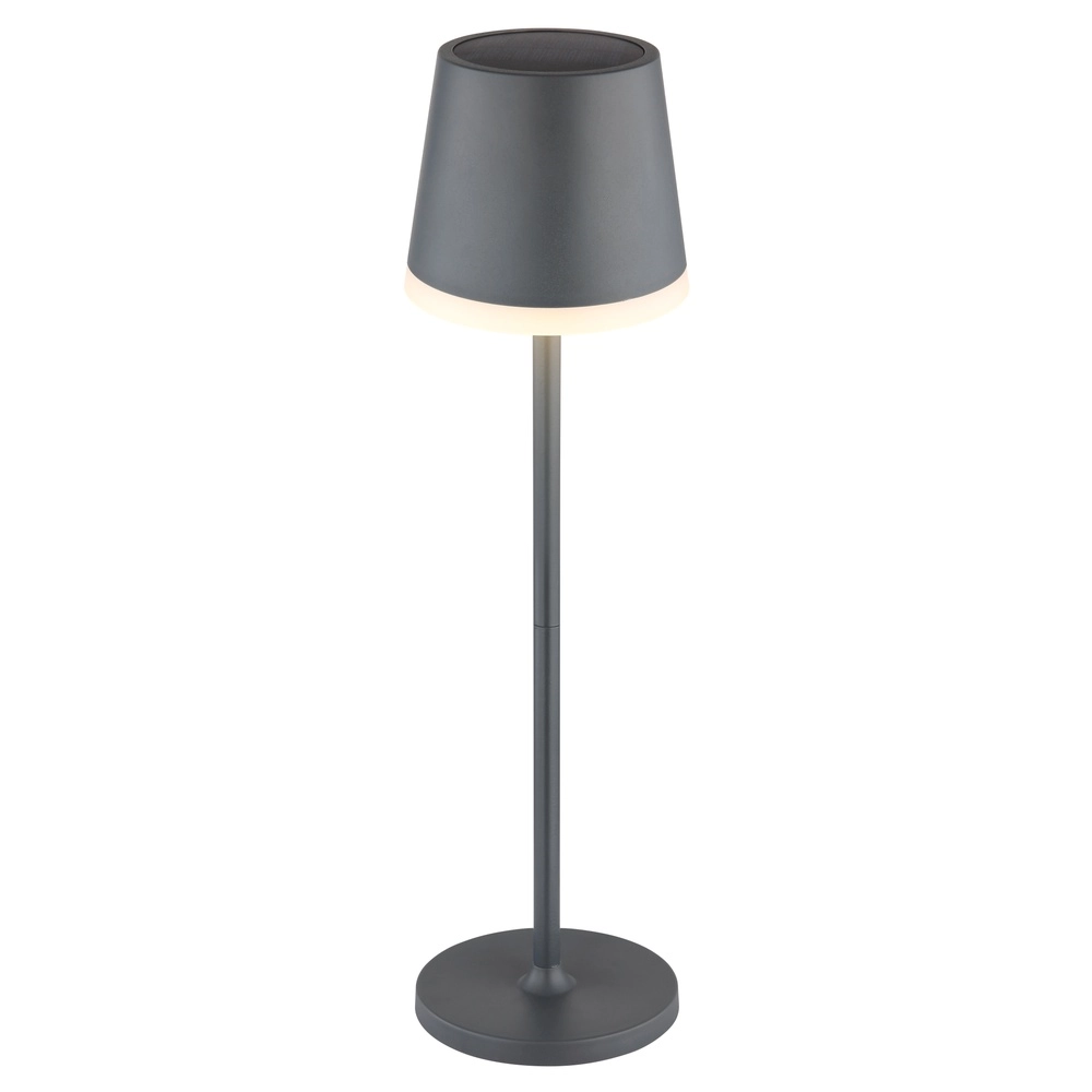 Solar table lamp Vannieso anthracite