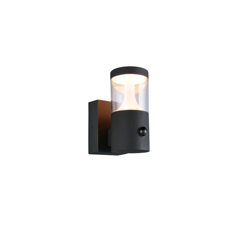 Wall lamp Tagus anthracite with sensor Trio 4017807686821
