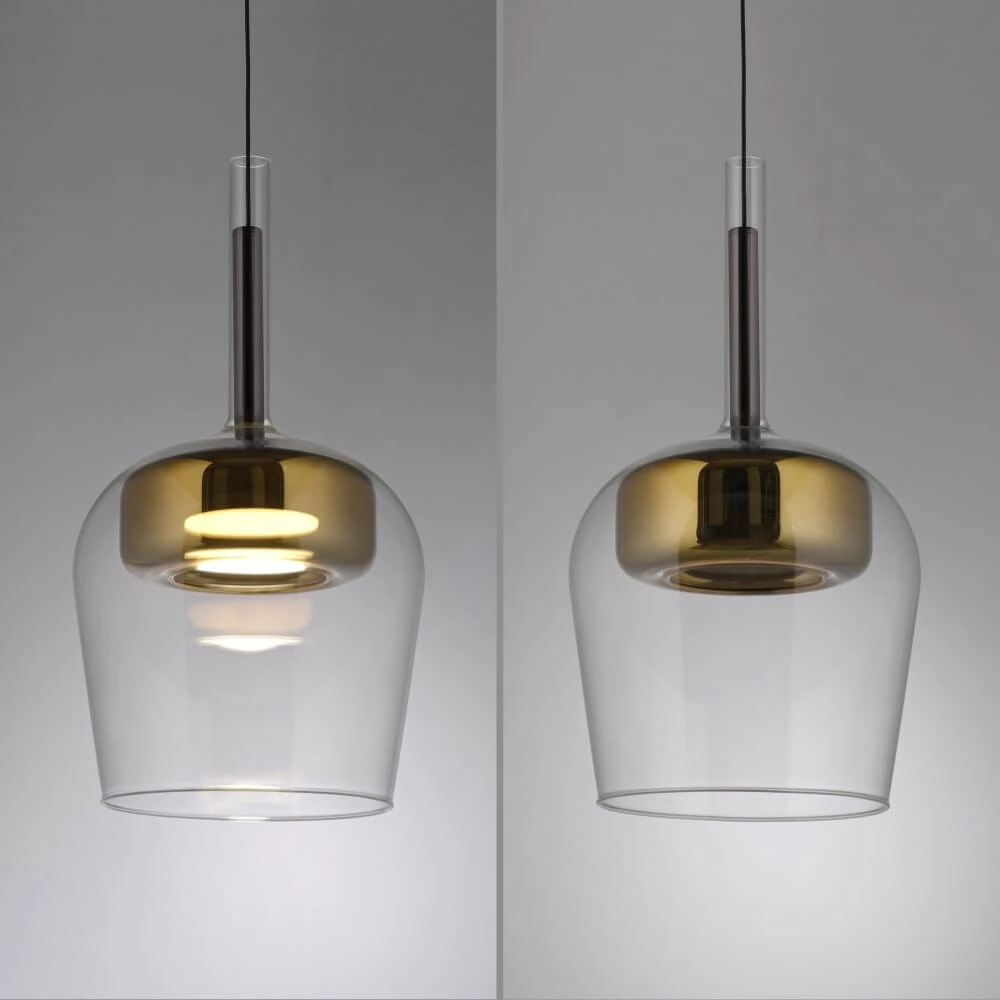 Pendant lamp Q-Kon gold Paul Neuhaus 4012248383858