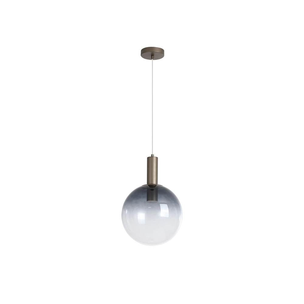 Design pendant lamp Ombre smoke glass Searchlight 5053423297842